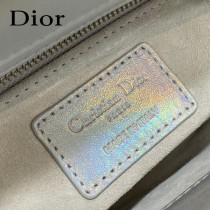 DIOR 三格香檳色戴妃 羊皮