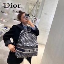 DIOR 迪奧新款字母帆佈雙肩包 顏值超高