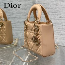 DIOR迪奧三格漆皮Classic Lady戴妃包