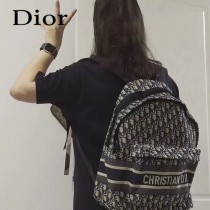 DIOR 迪奧新款字母帆佈雙肩包 顏值超高