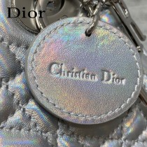 DIOR 三格香檳色戴妃 羊皮