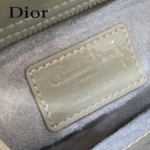 DIOR迪奧三格漆皮Classic Lady戴妃包