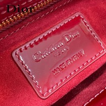 DIOR迪奧三格漆皮Classic Lady戴妃包