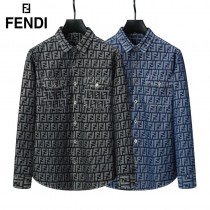 FENDI 牛仔襯衫款夾克