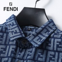 FENDI 牛仔襯衫款夾克