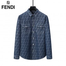 FENDI 牛仔襯衫款夾克