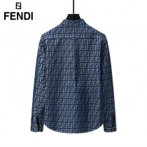 FENDI 牛仔襯衫款夾克