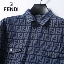 FENDI 牛仔襯衫款夾克