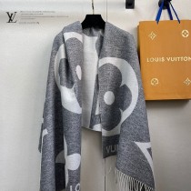 LV金線大花紋披肩