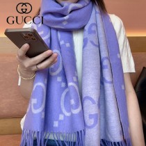 G家新款 大G雙面羊絨圍巾 大披肩