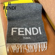 Fendi芬迪秋冬最新款雙面提花圍巾