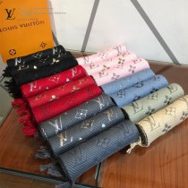 LV經典款羊毛真絲圍巾唐嫣同款