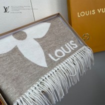 LV金線大花紋披肩