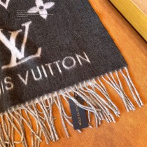 LV Reykjavik 漸變經典 Monogram 圖案山羊絨圍巾