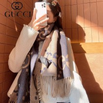 G家新款 大G雙面羊絨圍巾 大披肩