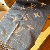 LV Reykjavik 漸變經典 Monogram 圖案山羊絨圍巾