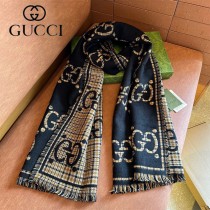 新款經典GG圖案羊毛圍巾