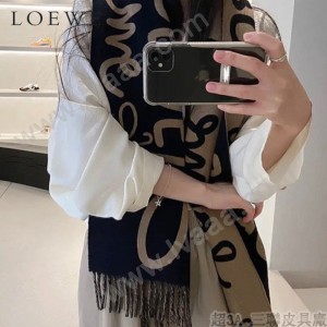 Loewe新款現貨超美新款圍巾