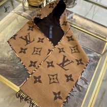 LV 新款Tigergram 連帽圍巾