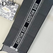 Dior最新Oblique 印花雙面圍巾
