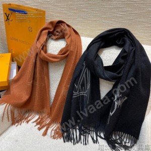 LV 山羊絨Stitch 圍巾