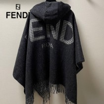 FENDI 最新款外套式鬥篷兩面穿帶帽子