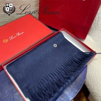 Loro piana頂級原單經典水波紋素色羊絨圍巾