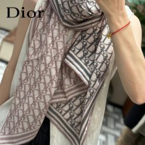 Dior老花頂級真絲羊絨方巾 三個色