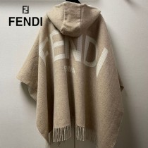FENDI 最新款外套式鬥篷兩面穿帶帽子