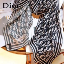 Dior老花頂級真絲羊絨方巾 三個色