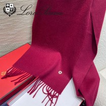 Loro piana頂級原單經典水波紋素色羊絨圍巾