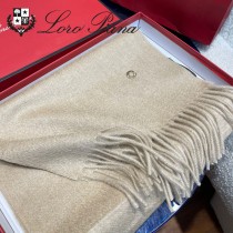Loro piana頂級原單經典水波紋素色羊絨圍巾