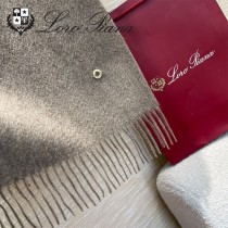 Loro piana頂級原單經典水波紋素色羊絨圍巾