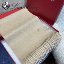 Loro piana頂級原單經典水波紋素色羊絨圍巾