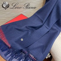 Loro piana頂級原單經典水波紋素色羊絨圍巾
