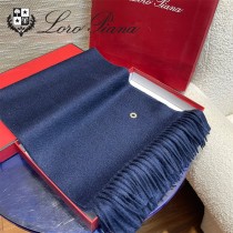 Loro piana頂級原單經典水波紋素色羊絨圍巾
