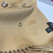 Loro piana頂級原單經典水波紋素色羊絨圍巾