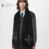 LV 山羊絨Stitch 圍巾
