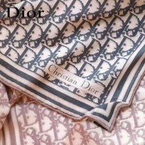Dior老花頂級真絲羊絨方巾 三個色