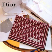 Dior老花頂級真絲羊絨方巾 三個色