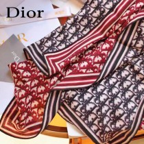 Dior老花頂級真絲羊絨方巾 三個色