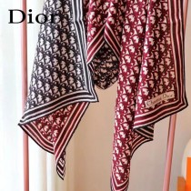 Dior老花頂級真絲羊絨方巾 三個色