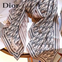 Dior老花頂級真絲羊絨方巾 三個色