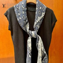 lv MONOGRAM JACQUARD DENIM高定版絨方巾