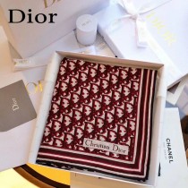 Dior老花頂級真絲羊絨方巾 三個色