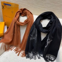 LV 山羊絨Stitch 圍巾