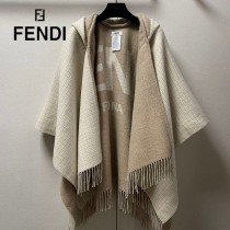 FENDI 最新款外套式鬥篷兩面穿帶帽子