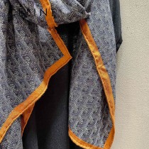 celine經典高端雙面同色圍巾Goya 絲絨長巾