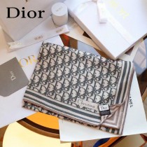 Dior老花頂級真絲羊絨方巾 三個色