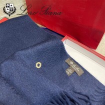 Loro piana頂級原單經典水波紋素色羊絨圍巾